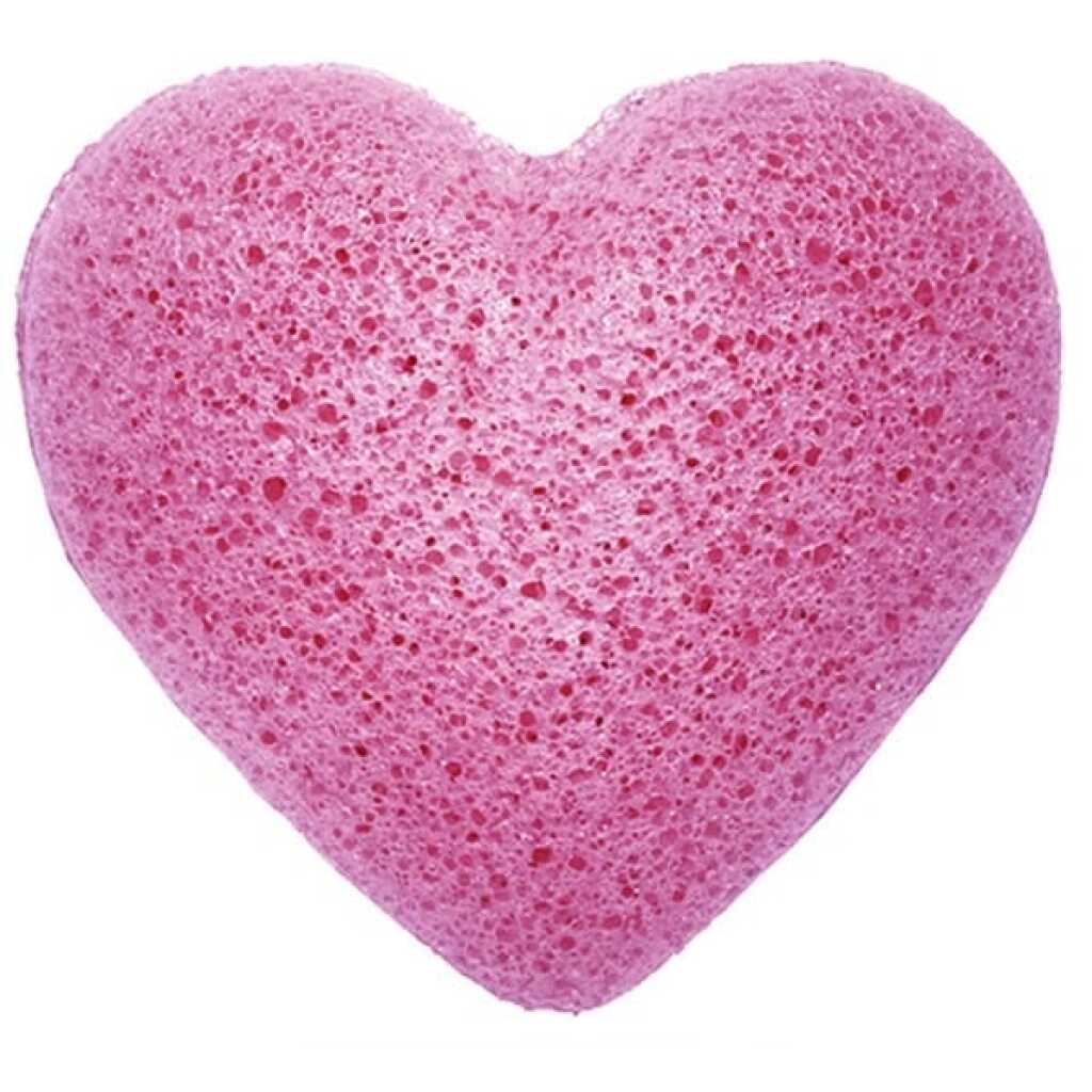 It's lavender coloured and it's in the shape of a heart, it is unfragranced.