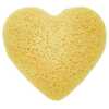 a heart-shaped Japanese Konjac Sponge in a peach colour