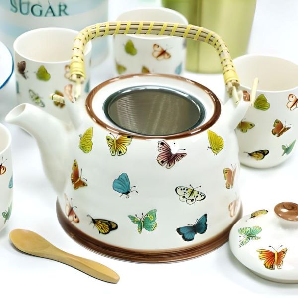 butterfly tea set