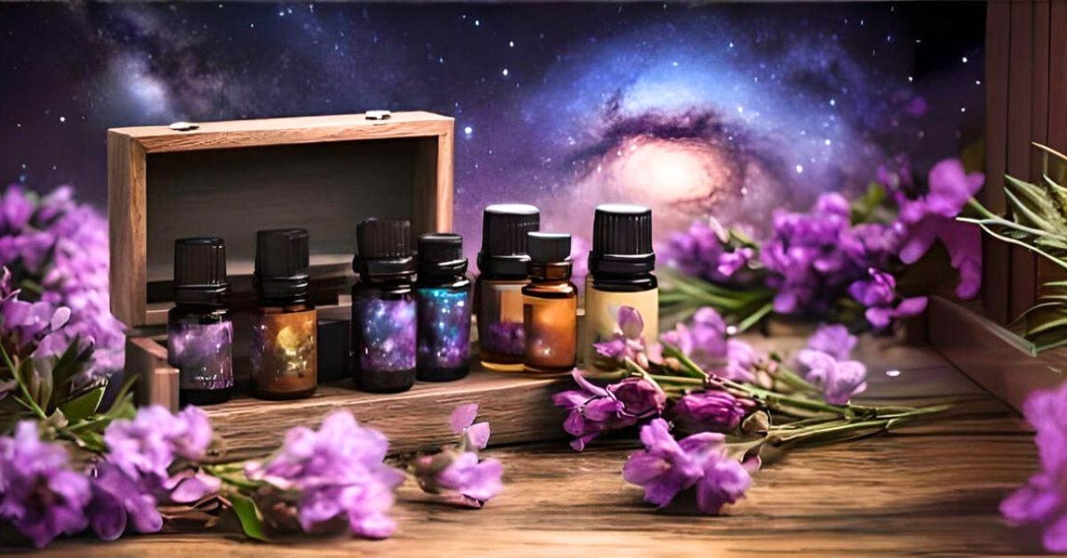 an AI render of an aromatherapy gift set