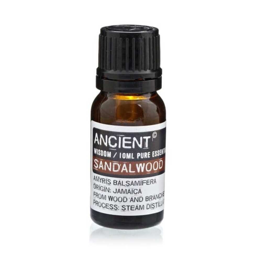 a 10ml bottle of sandalwood amyris essential oil