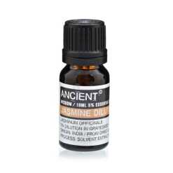 a 10ml bottle of jasmine essential oil diluted with grapeseed oil