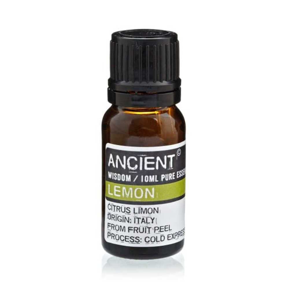 a 10ml essential oil bottle of lemon oil