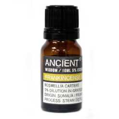 a 10ml essential oil bottle of frankincense oil (dilute)