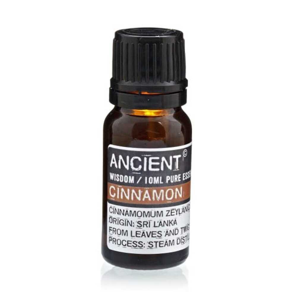 a 10ml essential oil bottle of cinnamon oil