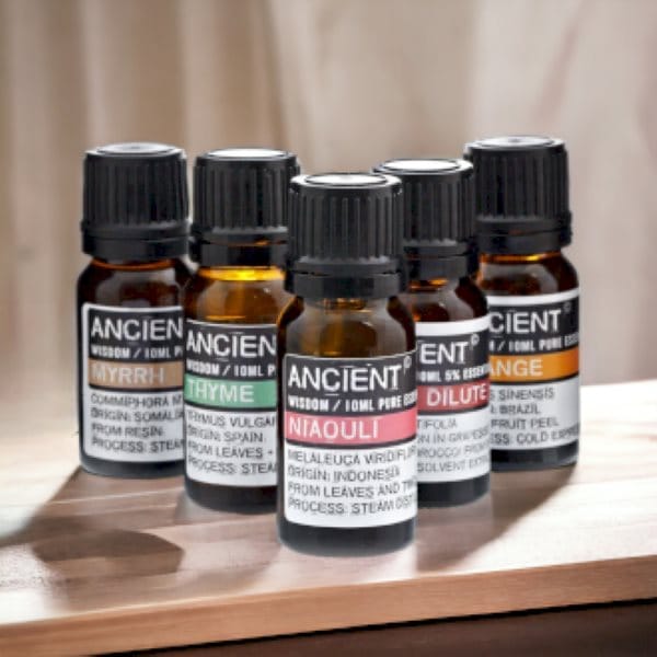 selection of essential oils