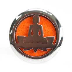 An aromatherapy diffuser for the car, in the shape of the lotus buddha