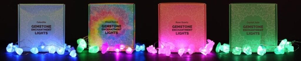 a set of four boxes of enchantment lights