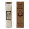 magic spell candle with mixed gemstones, Ylang Ylang and Patchouli - seduction