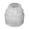 a selenite mountain top design candle holder for tealights