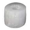 a selenite cylinder design candle holder for tealights