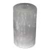 a selenite cylinder design candle holder for tealights