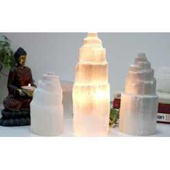 Selenite lamps