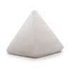 a 5cm selenite pyramid for amplifying energy and promoting spiritual awareness