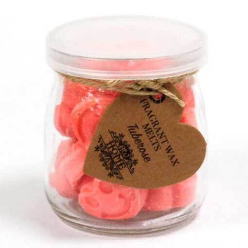 a jar of soy wax melts - tuberose