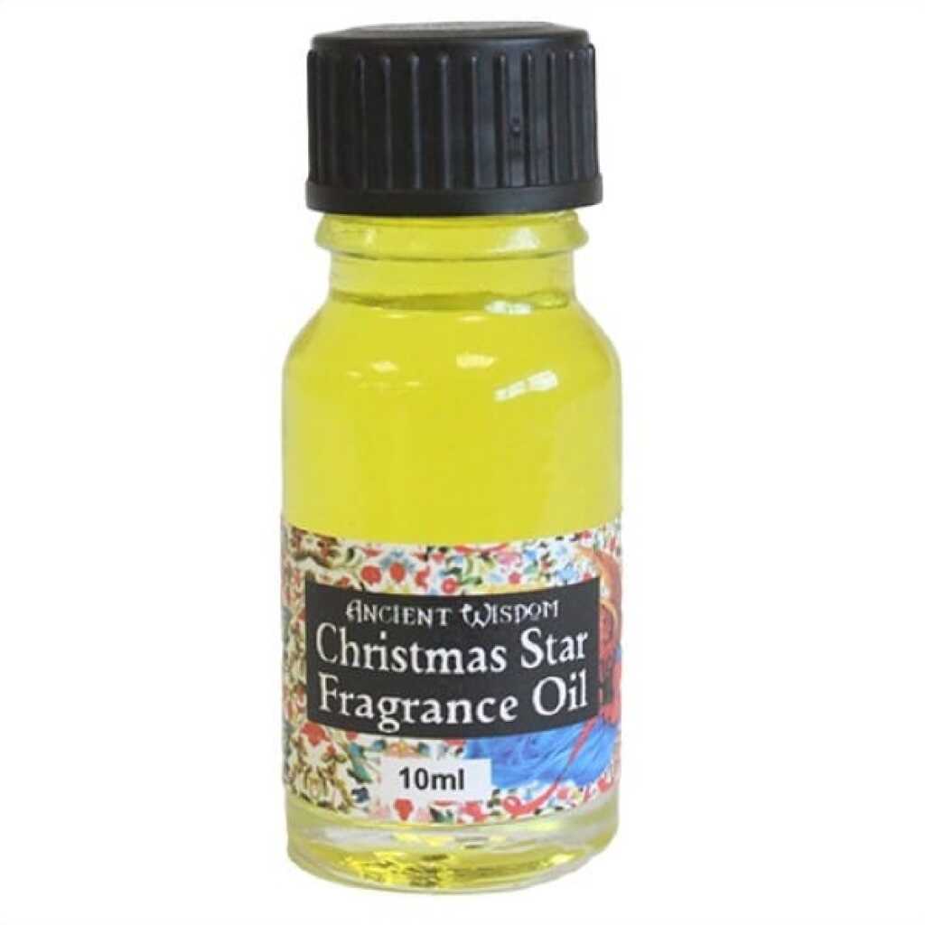 a 10ml bottle of Christmas Star fragrance oil