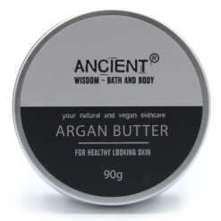 a round tin of argan butter