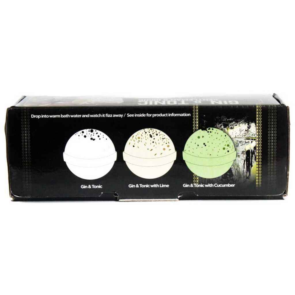 a gin and tonic jumbo bath bomb gift set