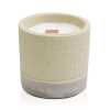 medium round concrete candle - Coffee in the Club