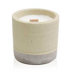medium round concrete candle - Coffee in the Club