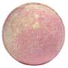 a pink and yellow 180g bath bomb with a softly feminine fragrance