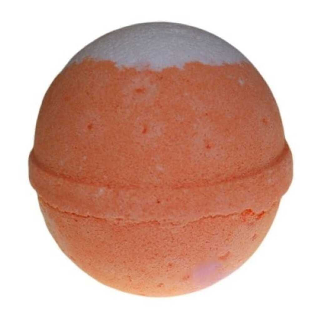 a bucks fizz bath bomb - sparkling wine and orange essential oil.