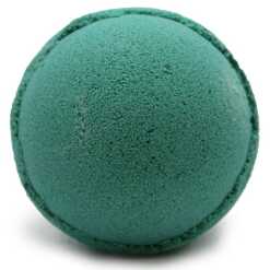 a 180g jumbo bath bomb in green and fragranced with pine