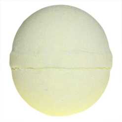 a yellow jumbo bath bomb representing the christmas star