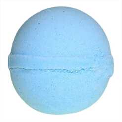 a blue jumbo bath bomb representing gold, frankincense and myrrh