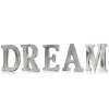 DREAM spelt out in white shabby chic letters
