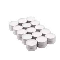 a pack of 30 tealights arranged in a 5 x 3 x 2 block