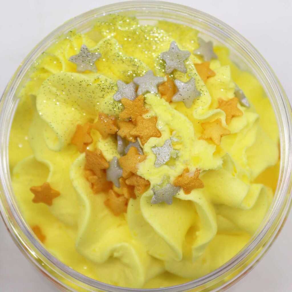 an open jar of Cosy Winter Nights whipped soap