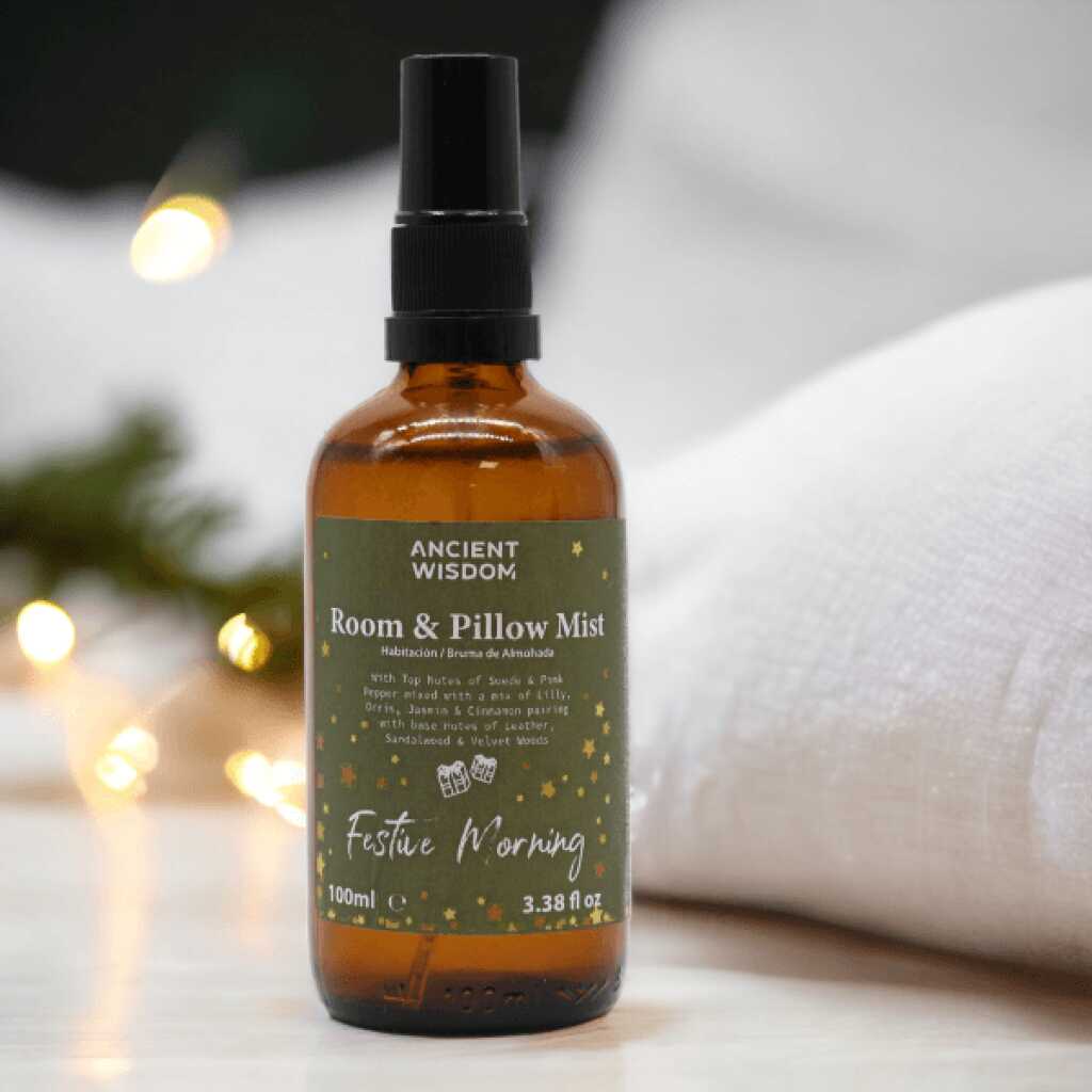 a festive morning room spray, that can also be used on pillows