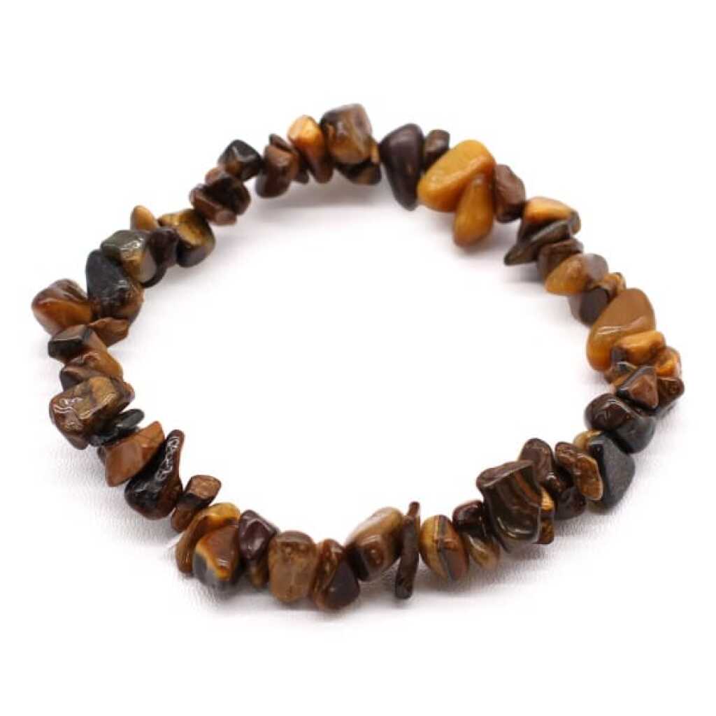 a tiger eye chipstone bracelet