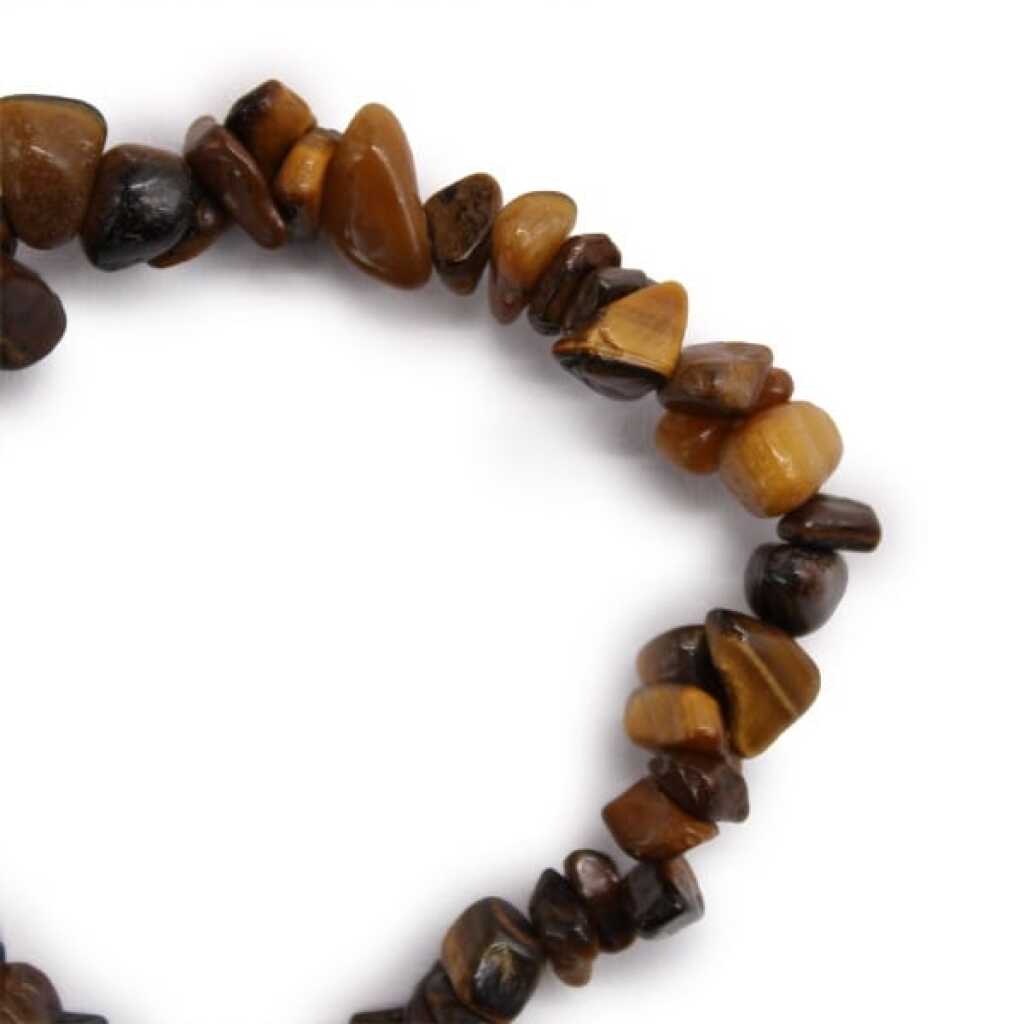 a tiger eye chipstone bracelet