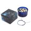 a zodiac candle with crystals and a gemstone bracelet - pisces