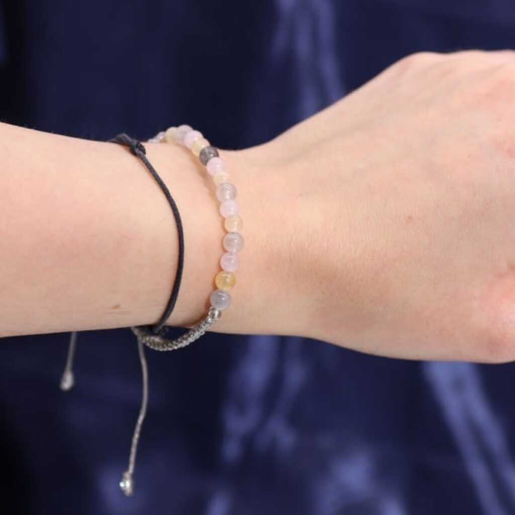 a zodiac gemstone bracelet - gemini