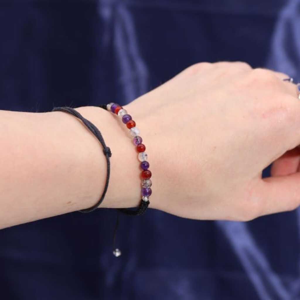 a zodiac gemstone bracelet - virgo