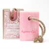 Agnes+Cat soap on a Rope with packaging - Japanese Bloom