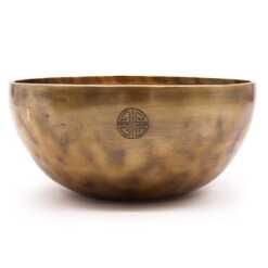 An extra-large brass Nepalese Moon Singing Bowl.