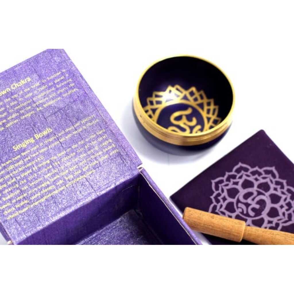 a chakra singing bowl set - crown