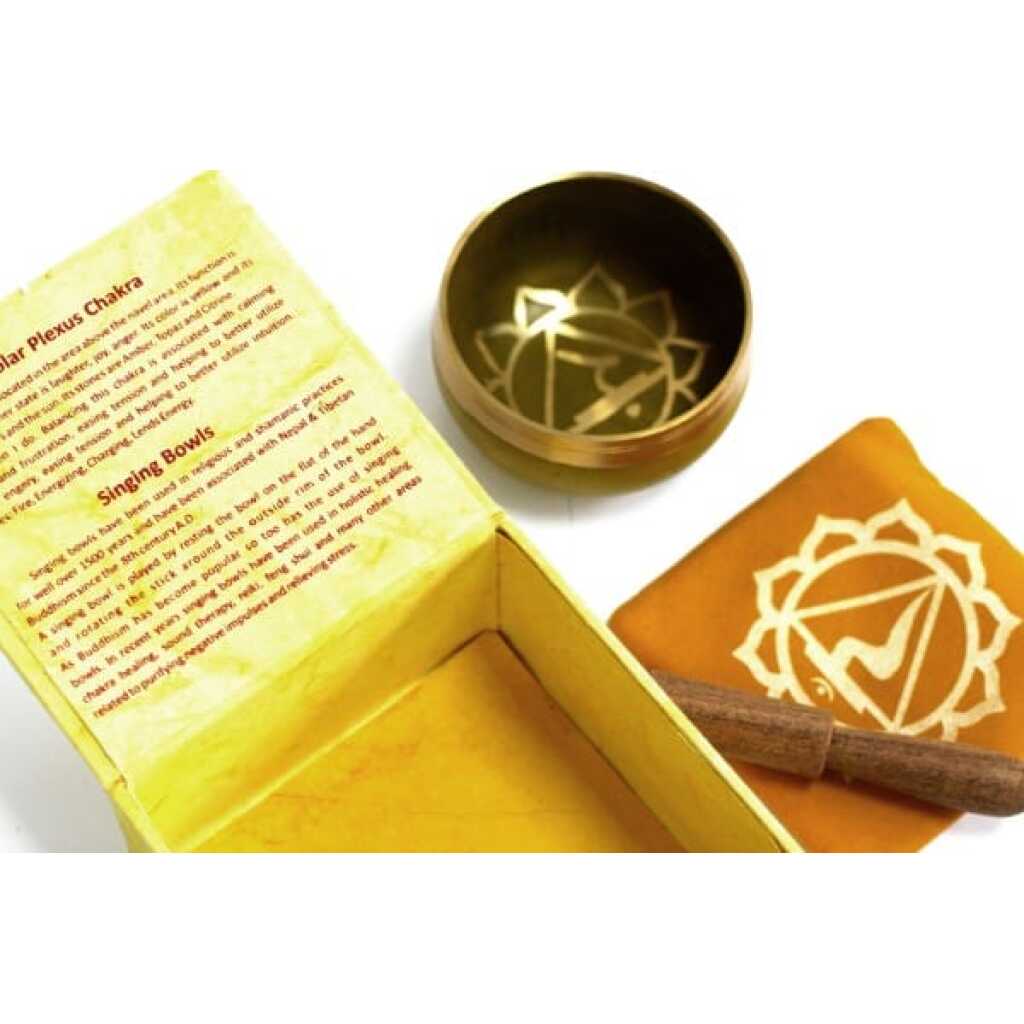 a chakra singing bowl set - solar plexus