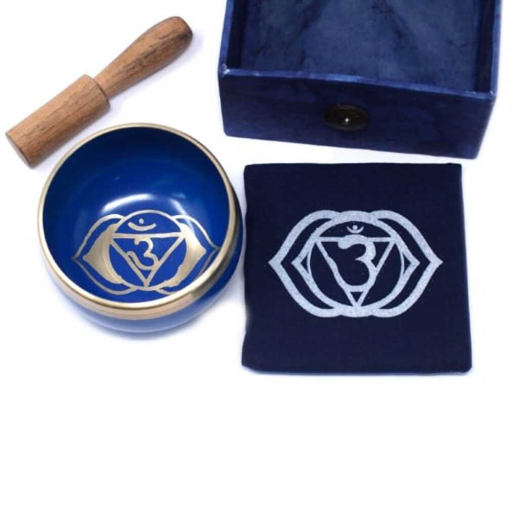 a chakra singing bowl set - third eye
