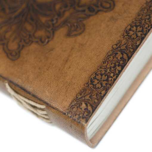 Leatherbound Greenman Notebook with clasp