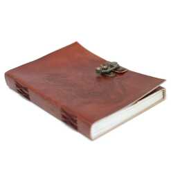 Leatherbound Dragon Notebook with clasp