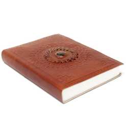 Leatherbound Tiger Eye Lined Notebook