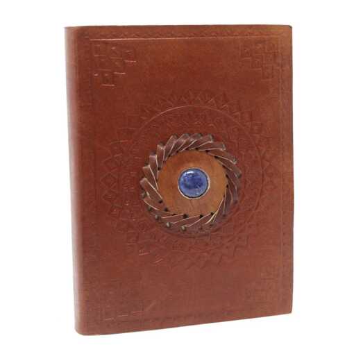Leatherbound Lapis Lazuli Lined Notebook