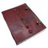 Huge Leatherbound 7 Chakra Notebook with Gemstones