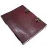 Huge Leatherbound Flower of Life Book with metal Clasps