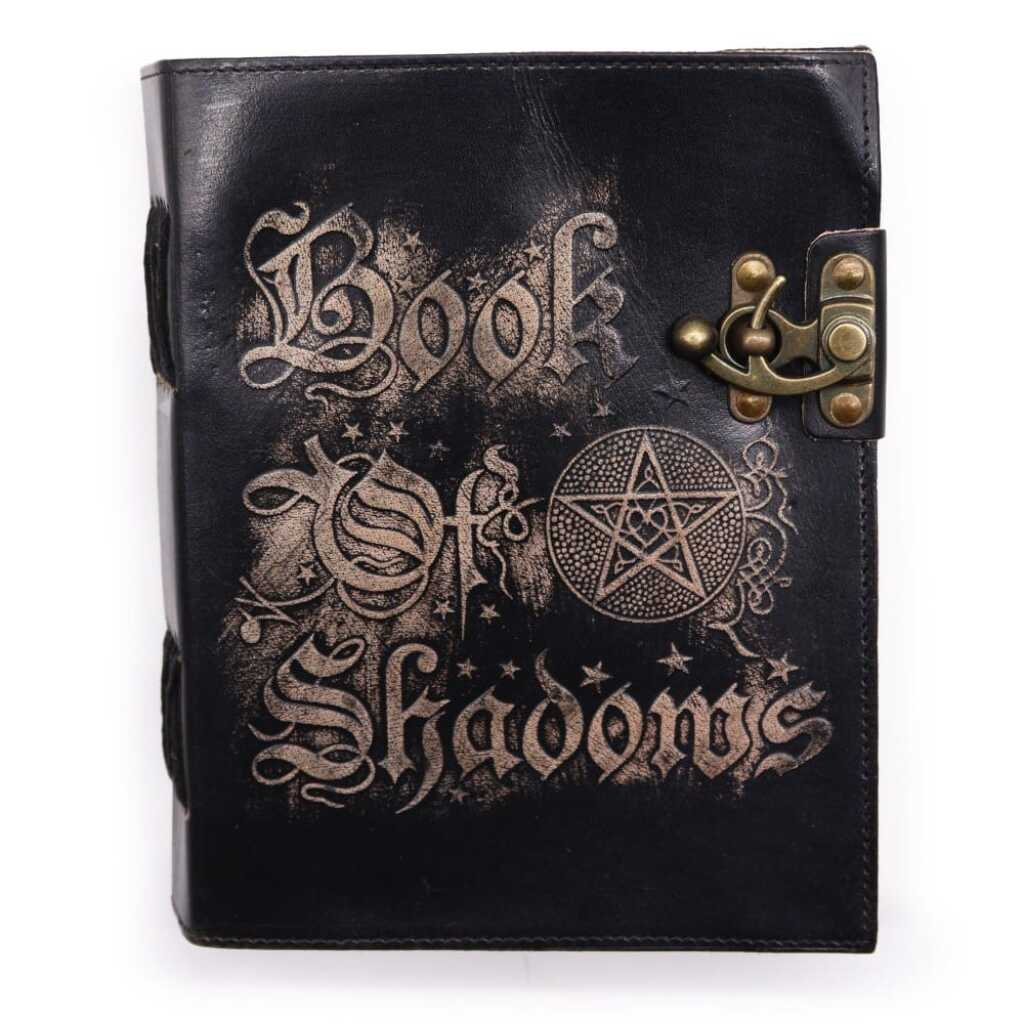 Leatherbound Book of Shadows with metal Clasp